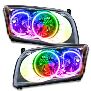 Dodge Caliber Headlight Assemblies - ORACLE Lighting - ColorSHIFT - `07-`12